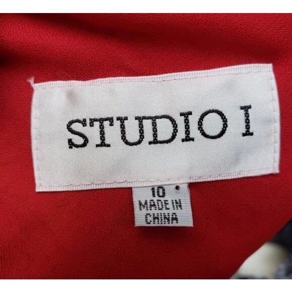 VTG 90s Y2K Paisley Boho 2 Pc Dress Set Flutter Sleeve Top Tiered Skirt Sz 10 - Picture 6 of 8